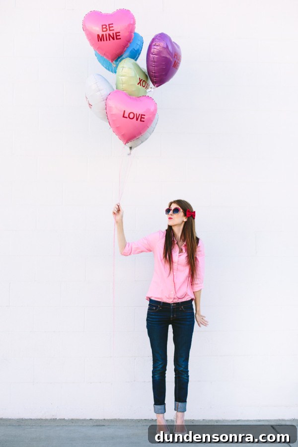 DIY Conversation Heart Balloons: How to Make Cute Message Balloons 4 DIY Conversation Heart Balloons