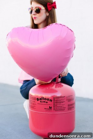 DIY Conversation Heart Balloons