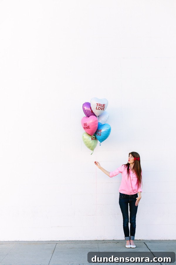 DIY Conversation Heart Balloons: How to Make Cute Message Balloons 10 DIY Conversation Heart Balloons