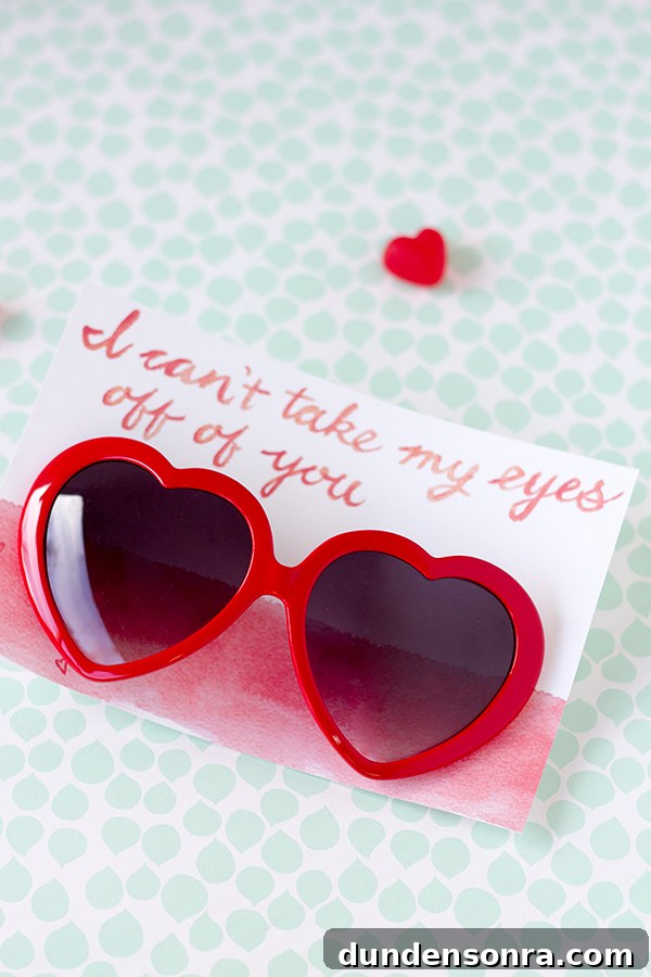 Free Printable Heart Sunglasses Valentine