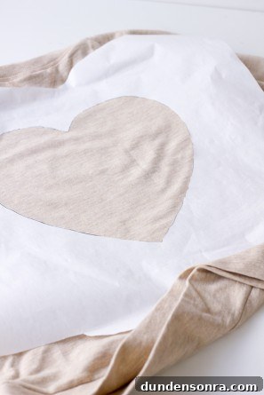 DIY Jeweled Heart Sweatshirt