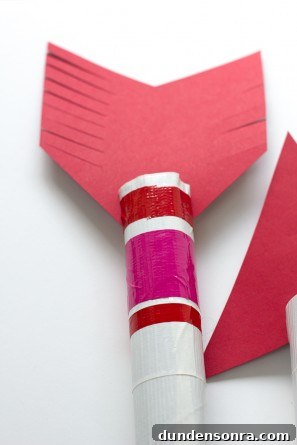 DIY Giant Cupid's Arrow Balloons