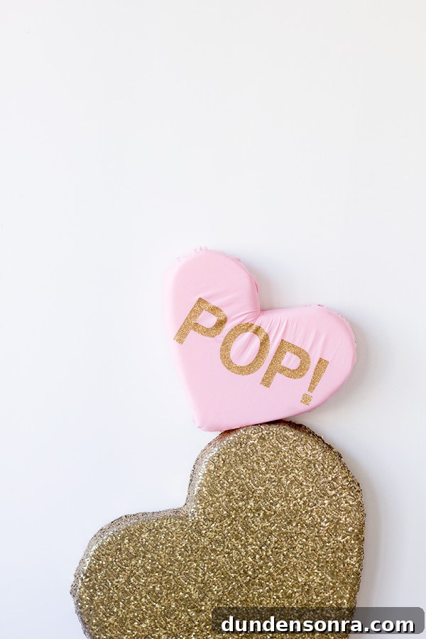 DIY Plush Conversation Heart