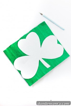 DIY Giant Shamrock Streamers