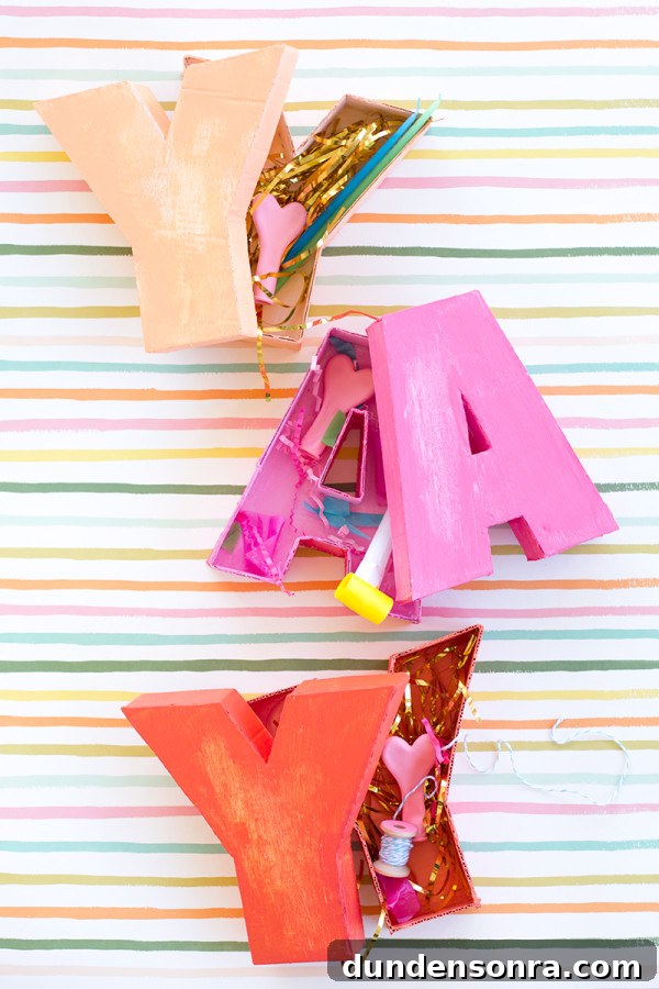 DIY Letter-Shaped Gift Boxes: Step-by-Step Craft Tutorial 2 DIY Letter Shaped Boxes