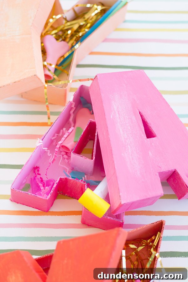 DIY Letter-Shaped Gift Boxes: Step-by-Step Craft Tutorial 3 DIY Letter Shaped Boxes