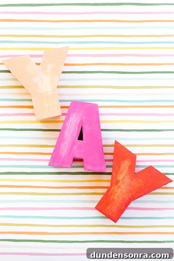 DIY Letter-Shaped Gift Boxes: Step-by-Step Craft Tutorial 4 DIY Letter Shaped Boxes