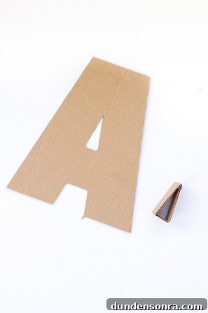 DIY Letter Shaped Boxes