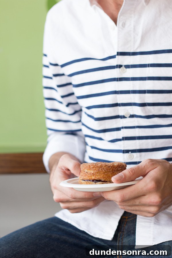 Donut-Making Date Night Ideas with HowAboutWe 8 Blackberry Cronut