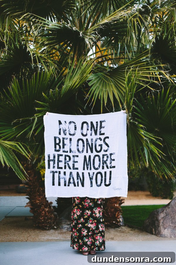 No One Belongs Here More Than You