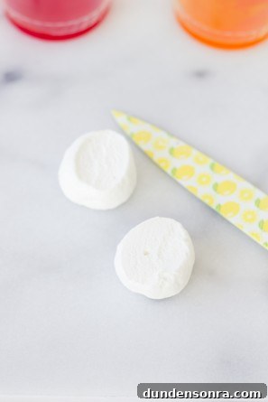 How to Make Marshmallow Drink Stirrers for Parties and Hot Cocoa 5 DIY Rainbow Marshmallow Drink Stirrers