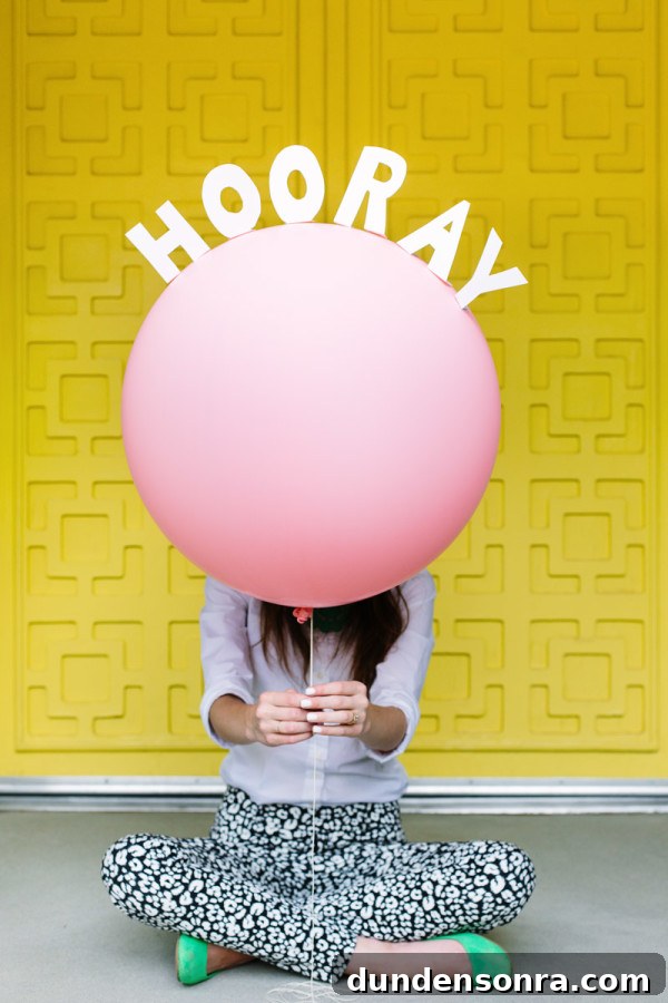 DIY Pop-Up Message Balloons
