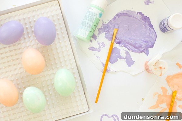 DIY Confetti Dipped Easter Eggs