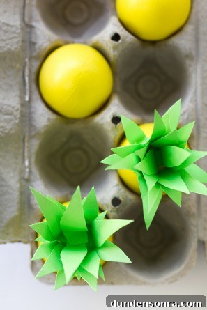 DIY Pineapple Easter Egg Decorating Ideas for Spring 10 DIY Pineapple Easter Eggs
