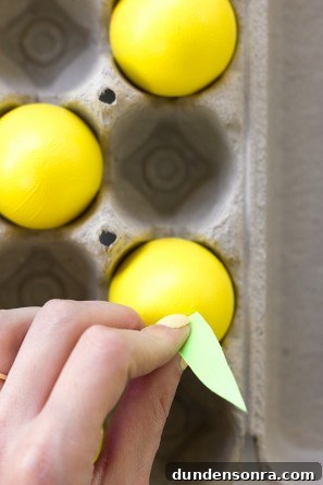 DIY Pineapple Easter Eggs