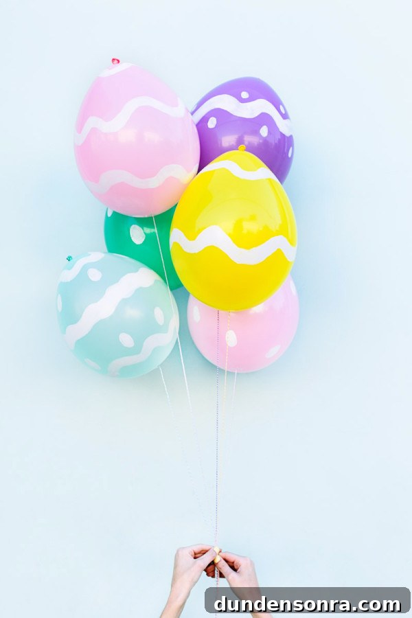 How to Make Easter Egg Balloons: Fun DIY Decor Ideas 2 DIY Easter Egg Balloons