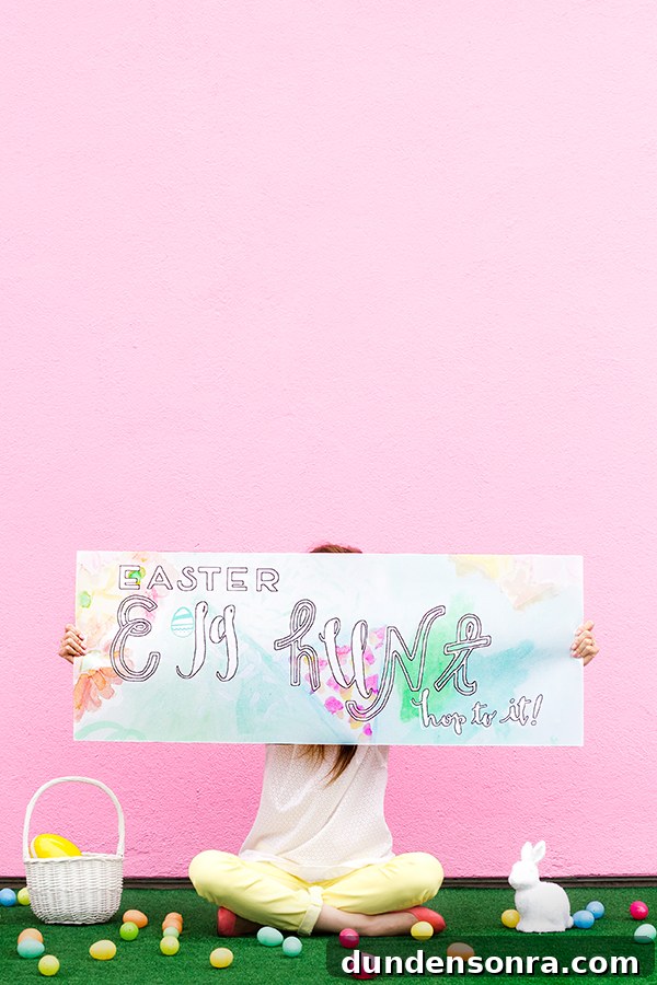 Printable Easter Egg Hunt Banner Template — Free Download 5 Free Printable Easter Egg Hunt Banner