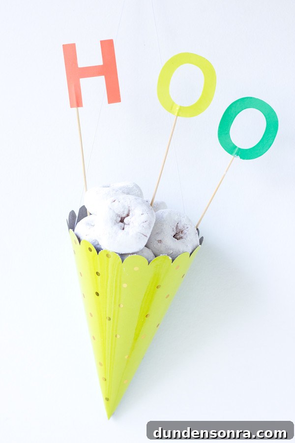 DIY Party Hat Treat Cones: Cute Snack Holders for Celebrations 3 DIY Party Hat Treat Cones