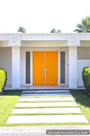 Colorful Couples' Getaway at The Saguaro Hotel — Palm Springs Escape 12 Orange Door