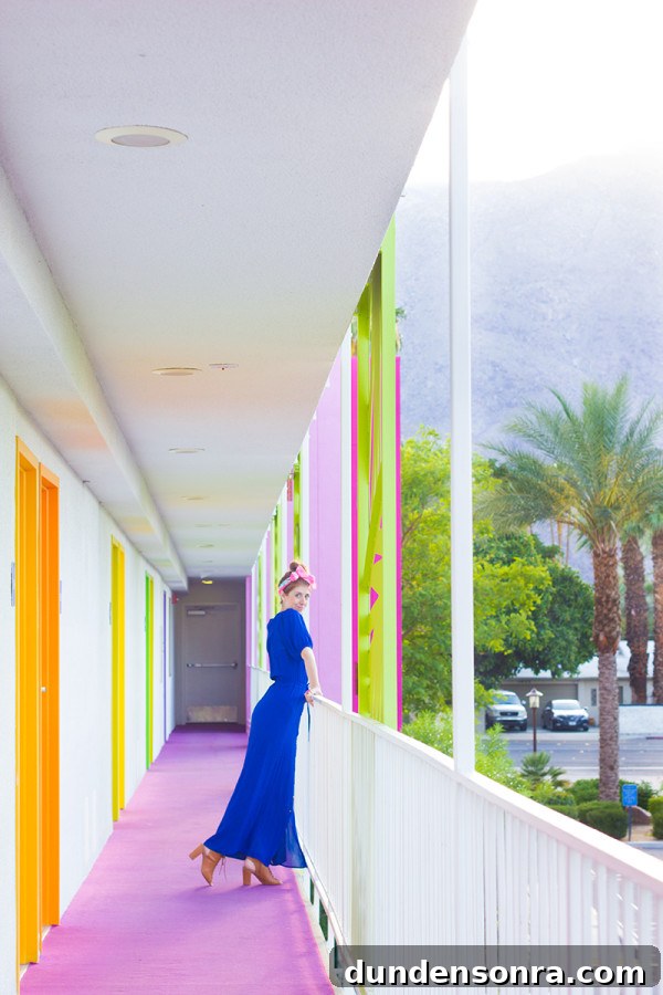 Colorful Couples' Getaway at The Saguaro Hotel — Palm Springs Escape 25 Color
