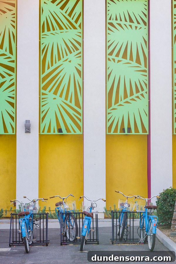 Colorful Couples' Getaway at The Saguaro Hotel — Palm Springs Escape 7 Cruisers