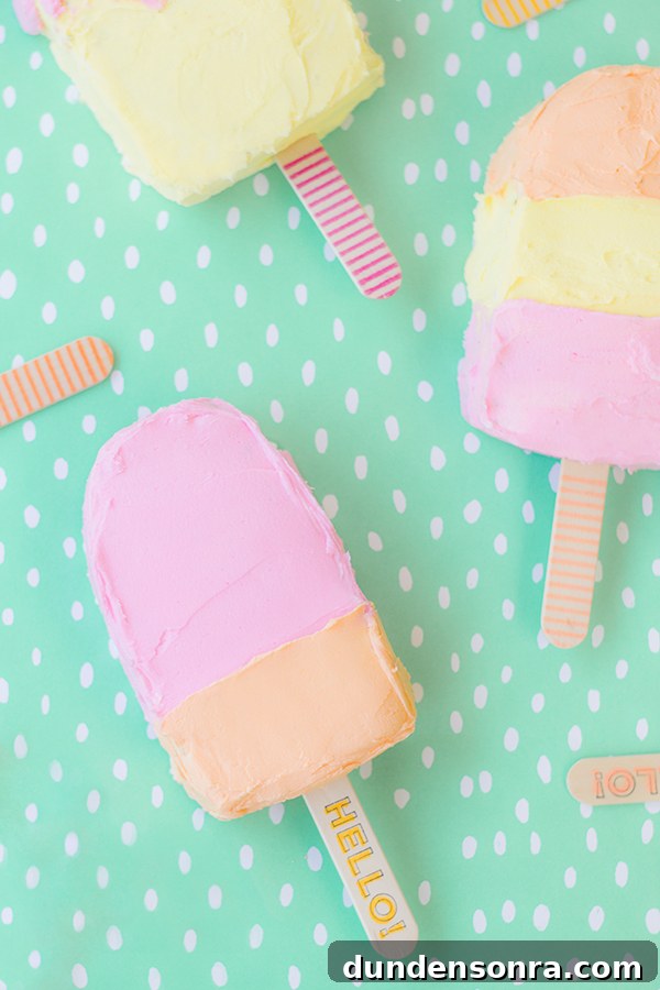 No-Bake Popsicle Cake Recipes: Refreshing Summer Desserts 6 Popsicle Cakes