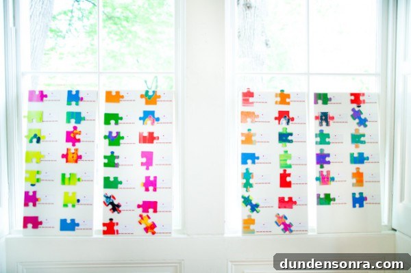 diy-puzzle-place-card-display-at-wedding