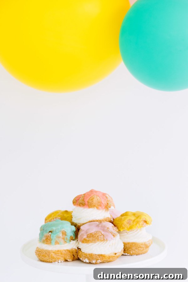 Colorful Creme Puffs
