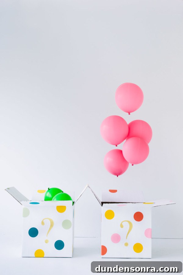 DIY Balloon Gender Reveal