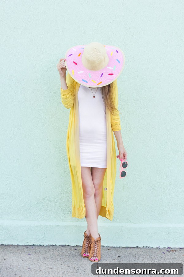 Make a Donut-Shaped Floppy Hat: DIY Sewing Guide 3 DIY Donut Floppy Hat