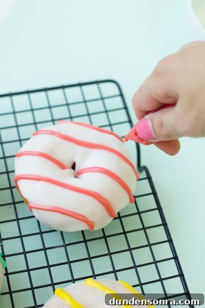 Striped Donuts