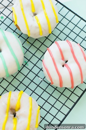 Striped Donuts: Delicious Glazed and Chocolate Layer Ideas 6 Striped Donuts