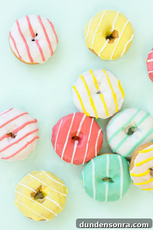 Striped Donuts: Delicious Glazed and Chocolate Layer Ideas 7 Striped Donuts