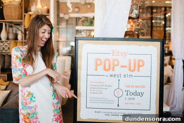 Etsy Pop-Up at West Elm LA with Studio DIY