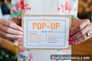 Etsy Pop-Up at West Elm LA with Studio DIY