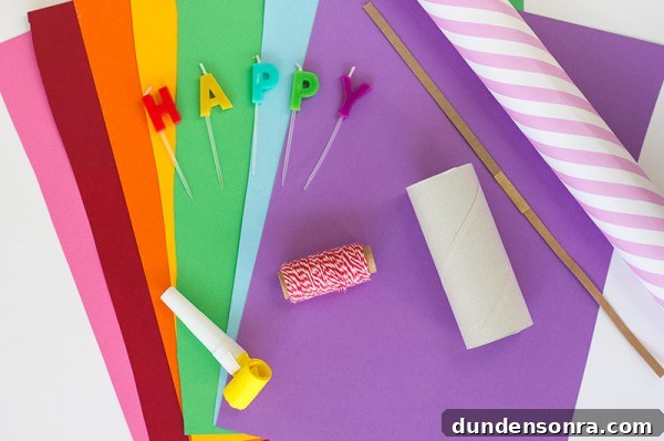 DIY Birthday Confetti Poppers
