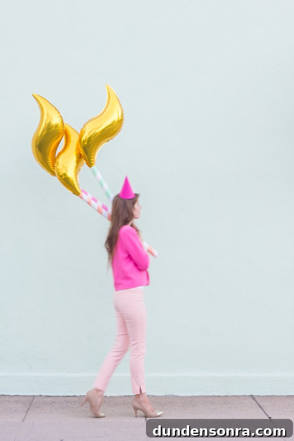 DIY Birthday Candle Balloons