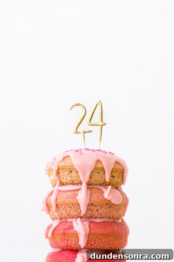 Ombre Donut Layer Cake Recipe: How to Make Stunning Donut Cakes 3 DIY Ombre Donut Layer Cake