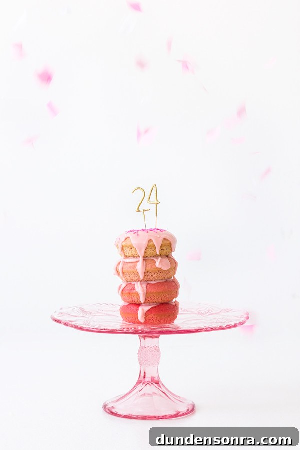 Ombre Donut Layer Cake Recipe: How to Make Stunning Donut Cakes 4 DIY Ombre Donut Layer Cake