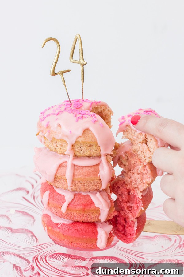 Ombre Donut Layer Cake Recipe: How to Make Stunning Donut Cakes 5 DIY Ombre Donut Layer Cake
