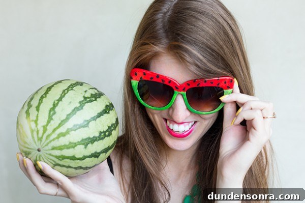 How to Make Watermelon Sunglasses: Fun DIY Summer Craft 3 DIY Watermelon Sunglasses