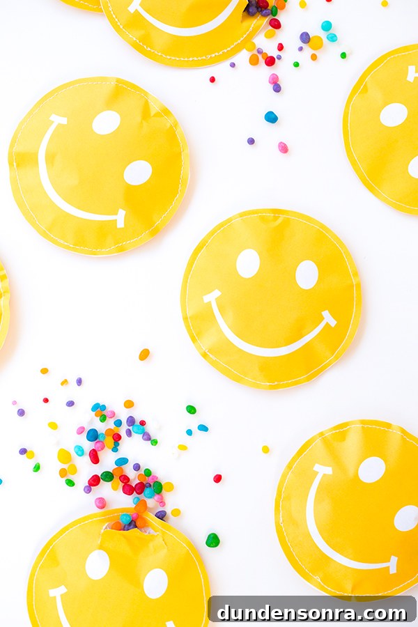 DIY Smile Favor Pouches