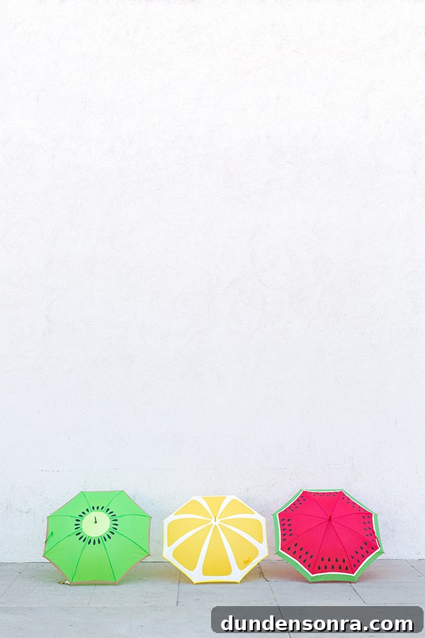 How to Make Colorful Fruit Slice Umbrellas for Drinks 3 DIY Fruit Slice Umbrellas