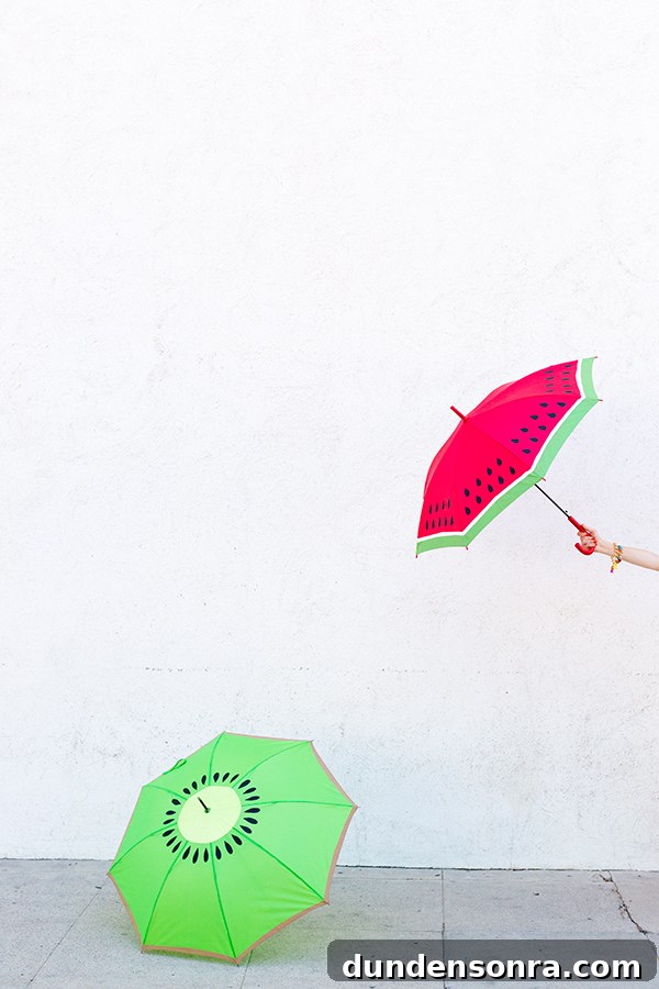 How to Make Colorful Fruit Slice Umbrellas for Drinks 27 DIY Fruit Slice Umbrellas