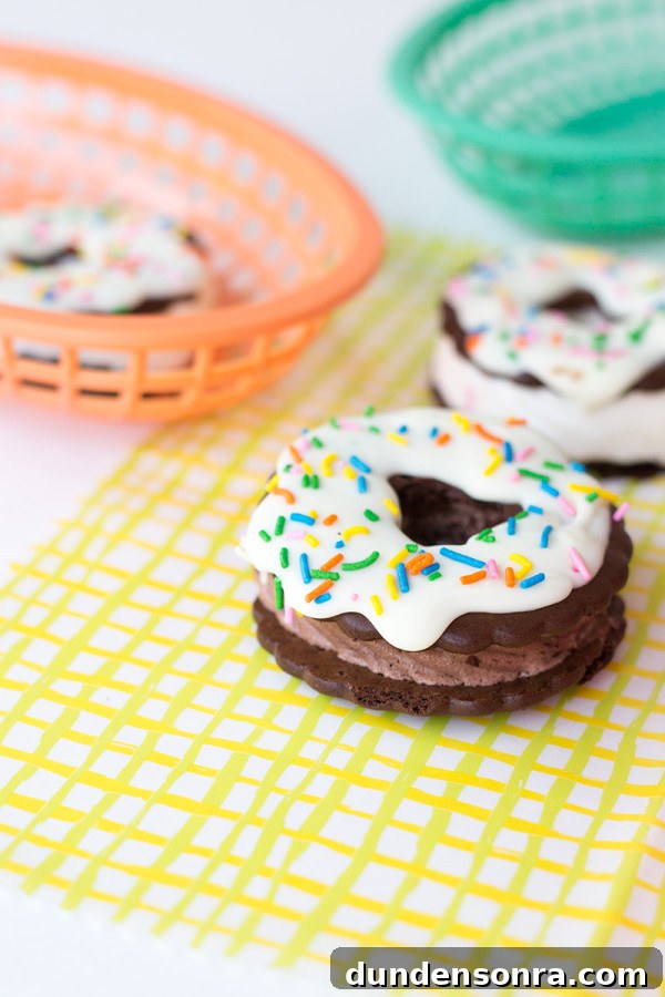 Ice Cream Sandwich Donuts: How to Make Frozen Donut Treats at Home 5 Ice Cream Sandwich Donuts