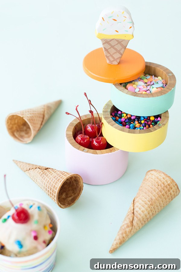 DIY Ice Cream Caddy