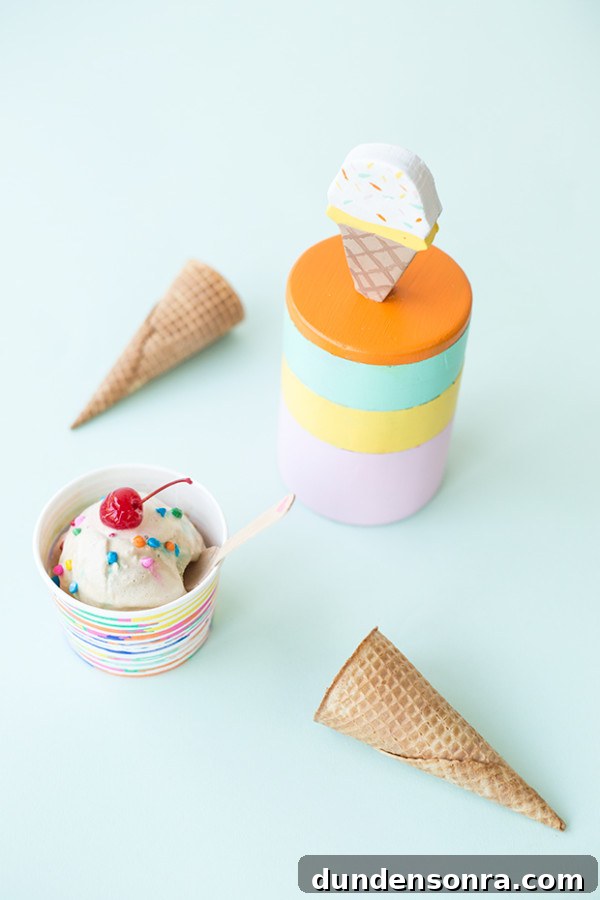 DIY Ice Cream Caddy