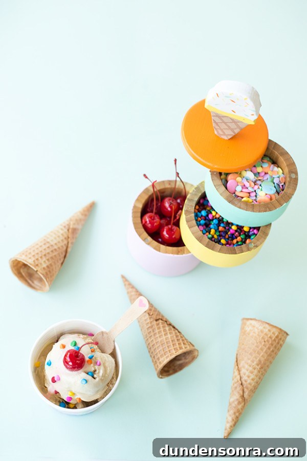DIY Ice Cream Caddy