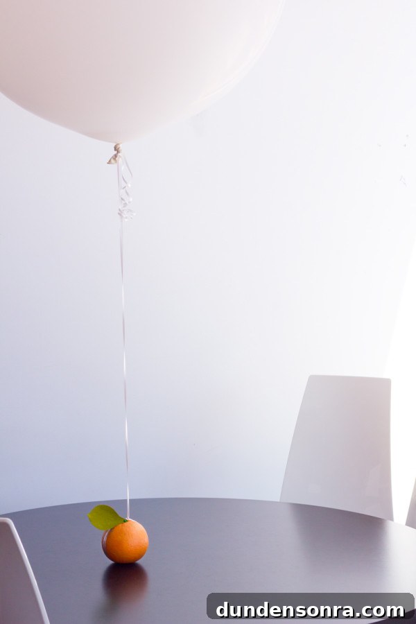 DIY Bridal Shower Planning: Step-by-Step Guide for Hosts 13 Fruit as Balloon Weights