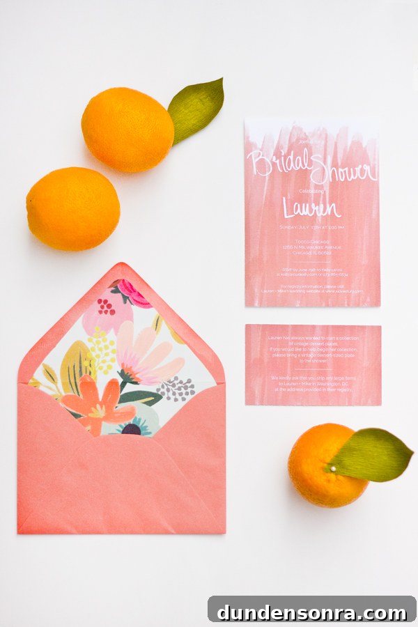 DIY Bridal Shower Planning: Step-by-Step Guide for Hosts 6 Coral Bridal Shower Invitation